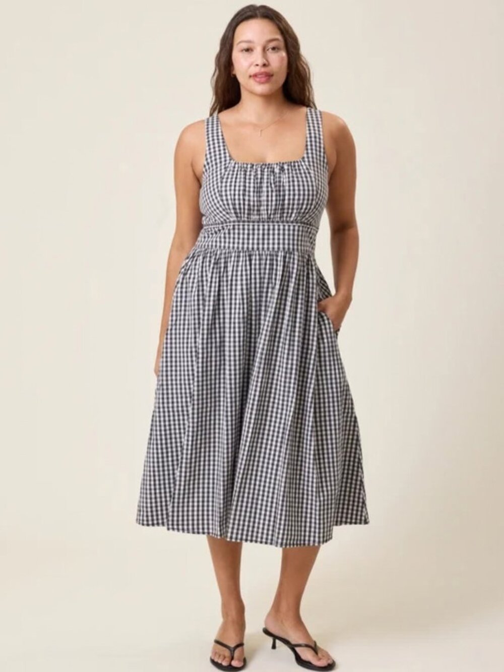 Kindred Bravely Gracie Poplin Nursing Midi Dress